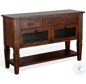 Havenstead Dark Brown 2 Door Server