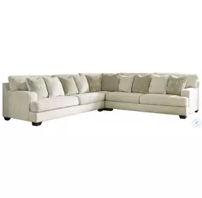 Rawcliffe Parchment 3 Piece LAF Sectional