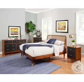 Belham Dark Walnut Platform Bedroom Set
