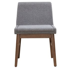 Smart Living Gray Upholstered Side Chair Set of 2