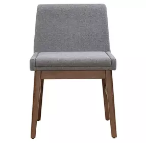 Smart Living Gray Upholstered Side Chair Set of 2