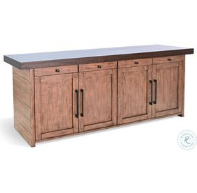 Golden Hearth Dark Brown Boise 4 Drawer Server