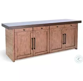 Golden Hearth Dark Brown Boise 4 Drawer Server