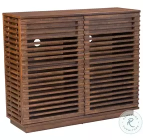 Linea Walnut Tall Console