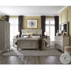 Newport Alabaster Shutter Panel Bedroom Set