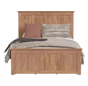 Oak Park Taupe Queen Captain's Storage Panel Bed