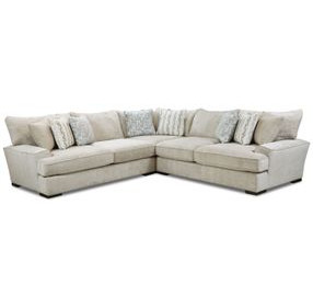 Doc Fossil Tan 3 Piece Modular Sectional with Pillows