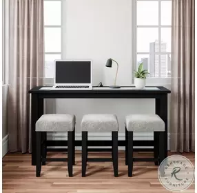 Urban Icon Black Counter Height Dining Set