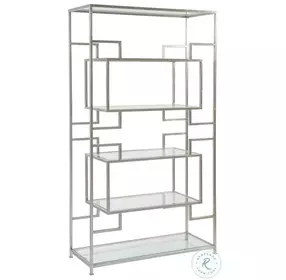 Metal Designs Silver Leaf Suspension Etagere