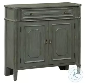 Artisan Gray And White Accent Cabinet