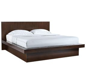 Jessica Cappuccino King Platform Bed