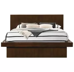 Jessica Cappuccino Queen Platform Bed