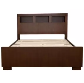 Jessica Cappuccino King Bookcase Bed