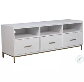Madelyn White TV Stand