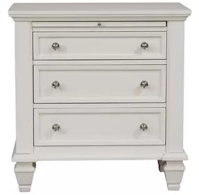 Sandy White Nightstand