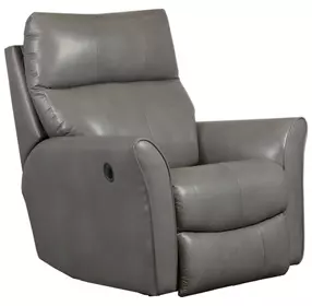 Stardust Valentino Granite Leather Wall Hugger Recliner