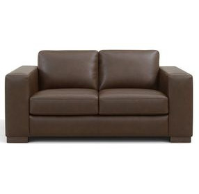 Inglewood Vintage Brown Cigar Leather Loveseat