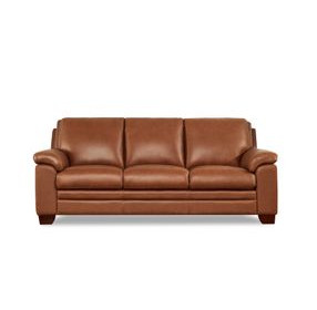 Ironvale Nutmeg Leather 84" Sofa