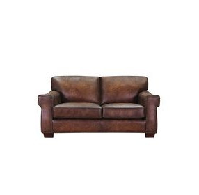 Capton Russet Leather 69" Loveseat