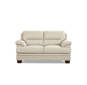 Calizor Vanilla Leather 66" Loveseat