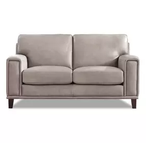 Halwyn Stone Leather 65" Loveseat