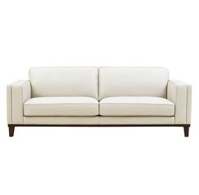 Axton Natural Leather 89" Sofa