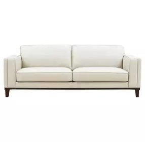 Axton Natural Leather 89" Sofa