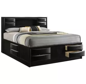 Briana Storage Bookcase Bed