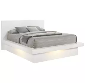 Jessica White King Platform Bed