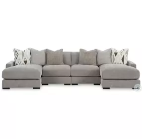 Aslan Court Pebble 4 Piece Sectional