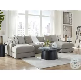 Aslan Court Pebble 4 Piece Sectional