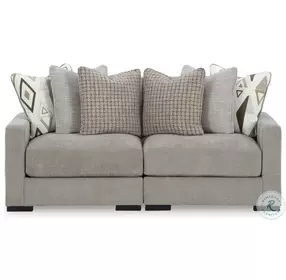 Aslan Court Pebble Modular Loveseat