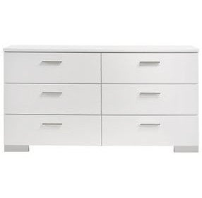 Felicity Gloss White Dresser