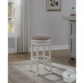 B2 204 26F 26" Wood Frame Backless Bar Stool