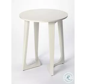 Devin White Accent Table