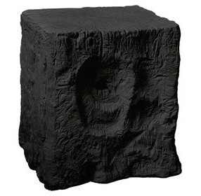 4112 Black Square Accent Table