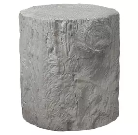 4120 Gray Round Accent Table