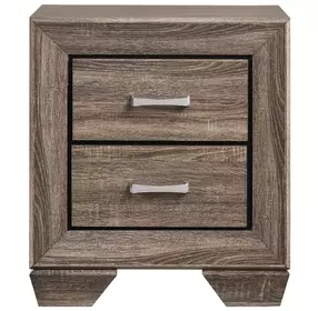 Kauffman Washed Taupe Nightstand