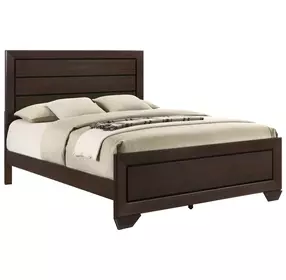Fenbrook Dark Cocoa Queen Panel Bed