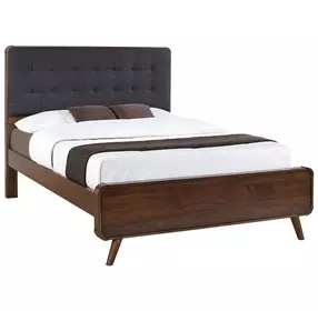 Robyn Dark Walnut Queen Panel Bed