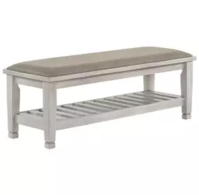 Franco Antique White Bench