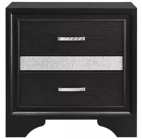 Miranda Black Nightstand