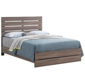 Brantford Barrel Oak King Panel Bed