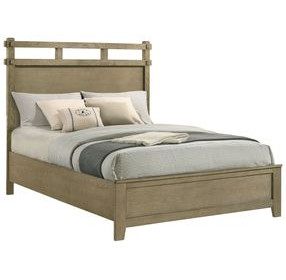 Hazlewood Vineyard Oak Queen Panel Bed