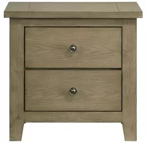 Hazlewood Vineyard Oak 2 Drawer Nightstand