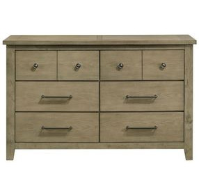 Hazlewood Vineyard Oak 6 Drawer Dresser