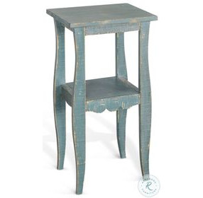 Seabright Green Rectangular End Table