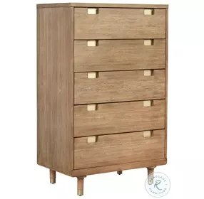 Easton Sand 5 Drawer Chest