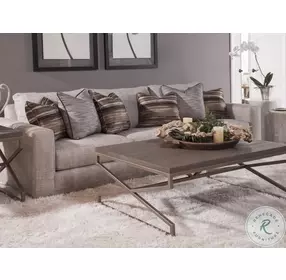 Cohesion Program Grigio And Warm Metalic Edict Rectangular Occasional Table Set