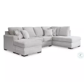Gabyleigh Nickel 2 Piece Performance Fabric Sectional with RAF Chaise